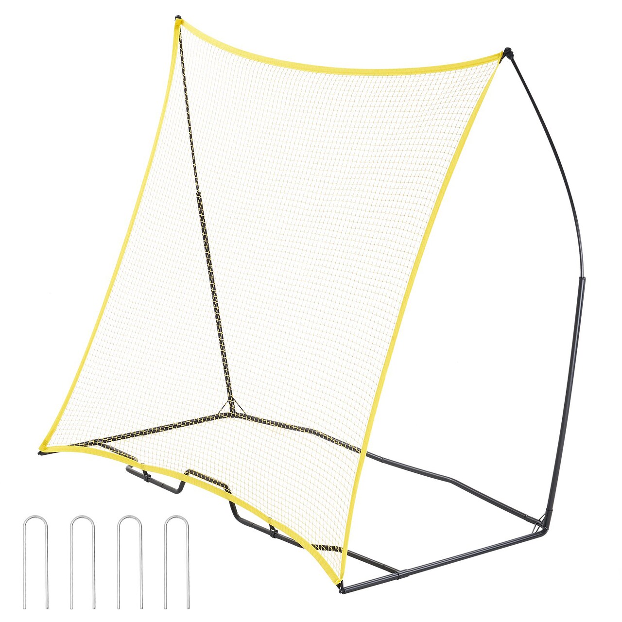 Iron Tube and Polyester Soccer Trainer Rebounder Net, Portable